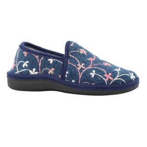 Lunar Womens/Ladies Gibson Slippers / Blue